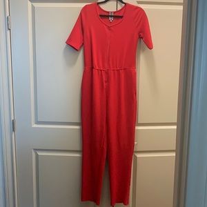 New Uriert Red Jumpsuit Size XL